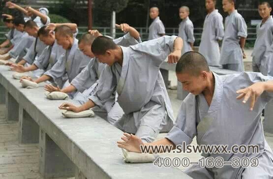 学员们一起练武