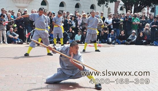 嵩山少林学员武术表演