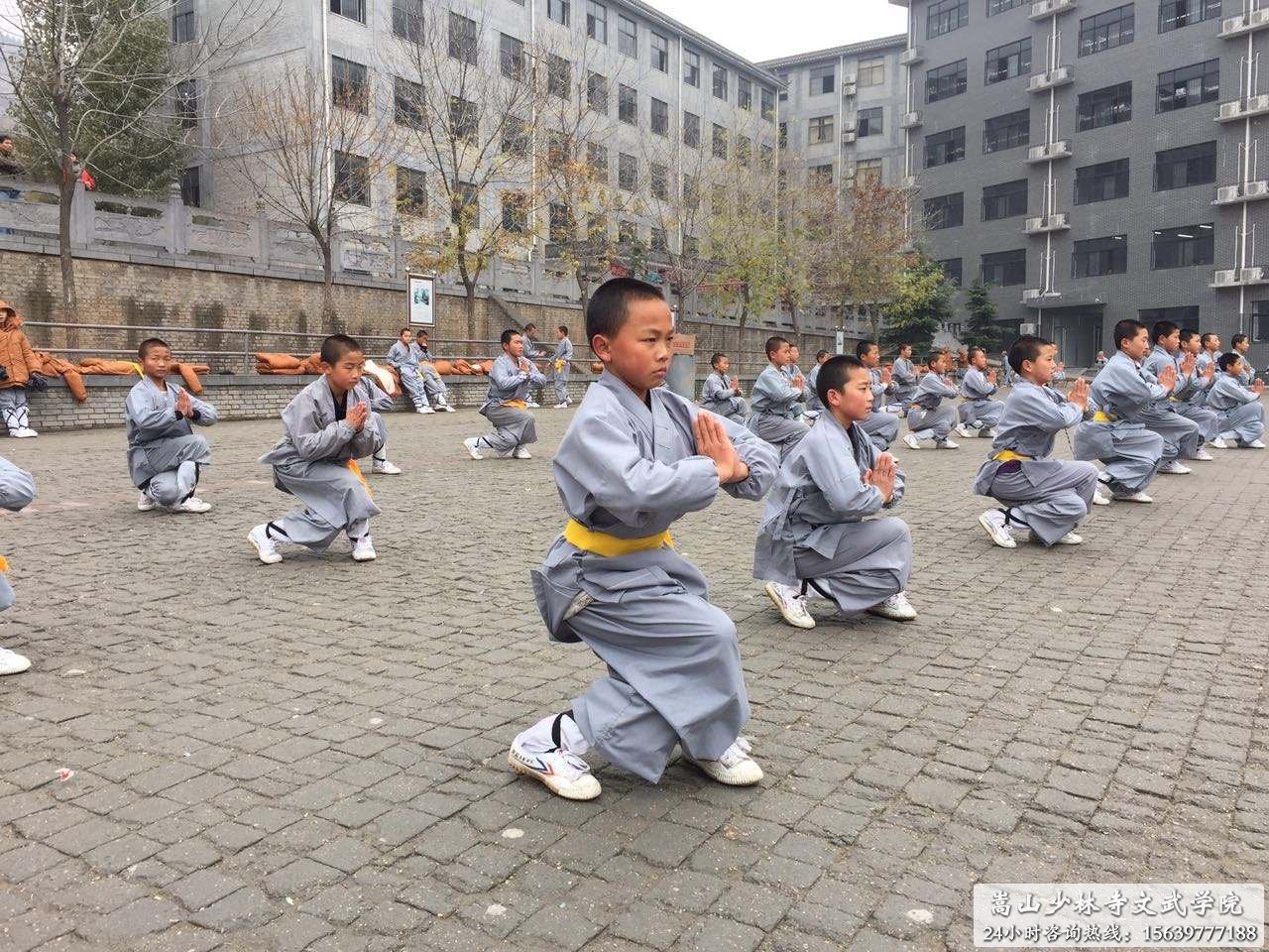 少林寺武校学员