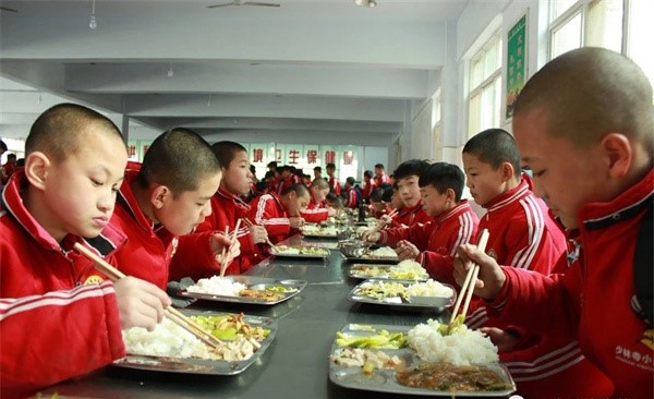 少林寺武校学生伙食