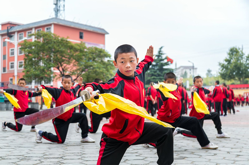 嵩山少林武术学校校运会